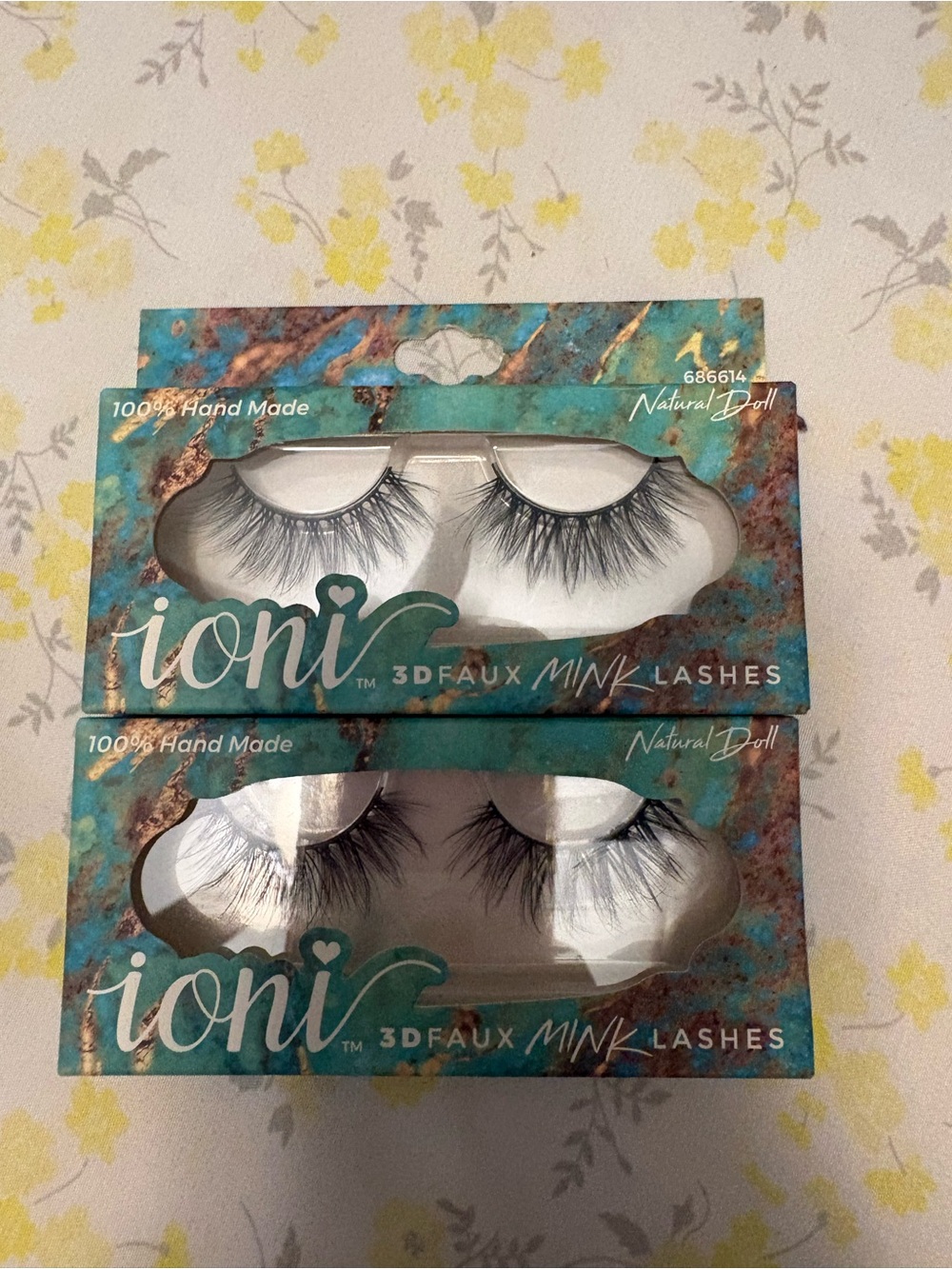 Ioni 3D Faux Mink Lashes - Black (Natural Doll)